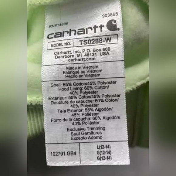 Carhartt Relaxed Fit Logo Sleeve Graphic Sweatshirt Size L MSRP $59.99 - Picture 7 of 7